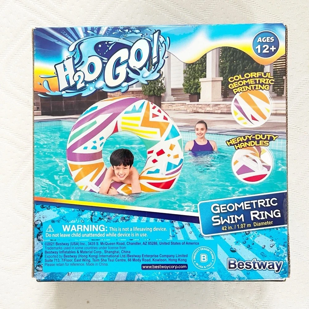 BESTWAY Geometric Swim Ring - Multicolor